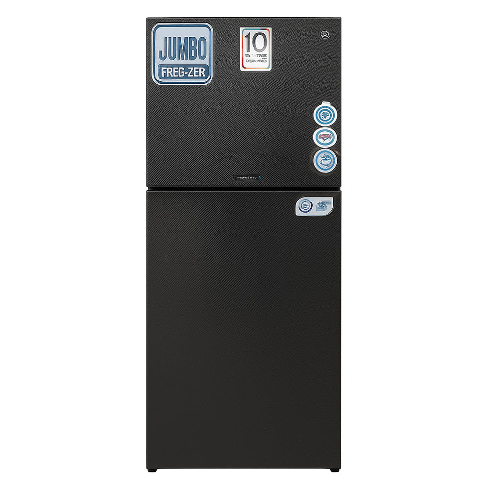 2160_cc71dd55-fb3d-4688-bd1a-c175e743f41f PEL FLAT GLASS DOOR INVERTERON REFRIGERATOR Model 2350 ARCH BLACK - Image 1