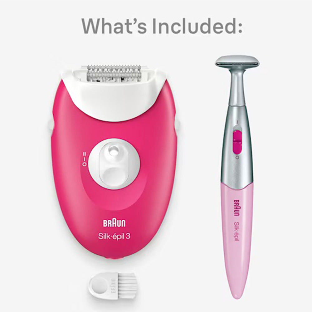 3132_9c985e13-596b-4cc5-af56-9cc1627bb56a BRAUN SLIK-EPIL 3 EPILATOR Model SE3202 - Image 1