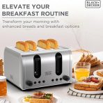 BLACK&DECKER 4 SLICE TOASTER Model ET444-B5 - Image 3