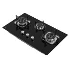 HAIER 3BURNER GLASS HOB Model HCC-6321DGG LPG - Image 2