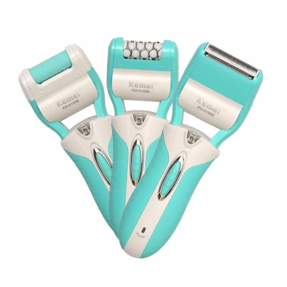 6198KM KEMEI 3 IN 1 SHAVER EPILATOR Model KM-6198 - Image 1
