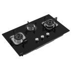 HAIER 3BURNER GLASS HOB Model HCC-6321DGG NG - Image 3