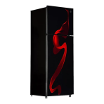 PEL GLASS DOOR DIGITRON ULTRA INVERTER REFRIGERATOR Model 6470 RED BLAZE - Image 2