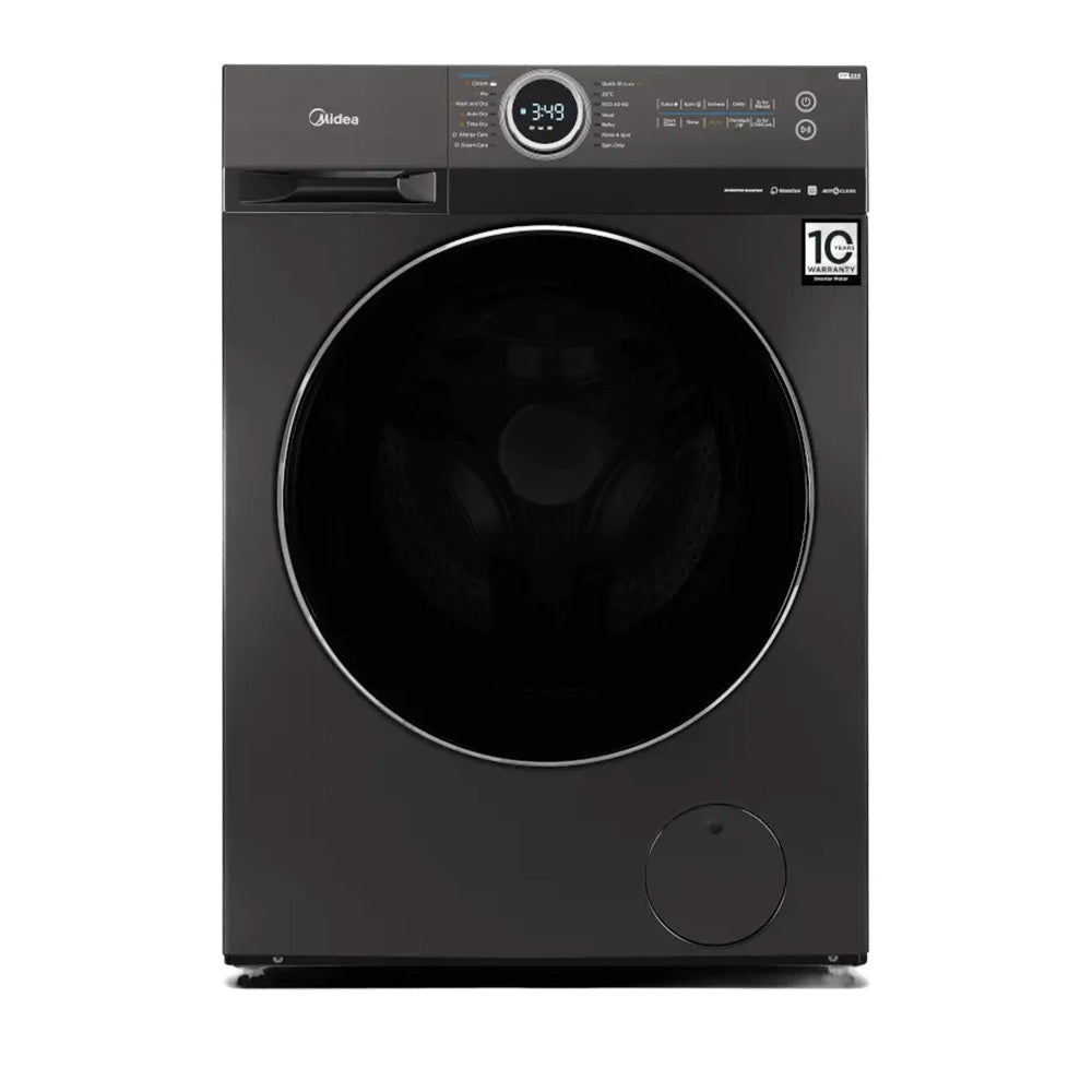 MF200D120-G MIDEA 12/8KG AUTOMATIC FRONT LOAD SMART WASHER & DRYER Model MF200D120WB - Image 1