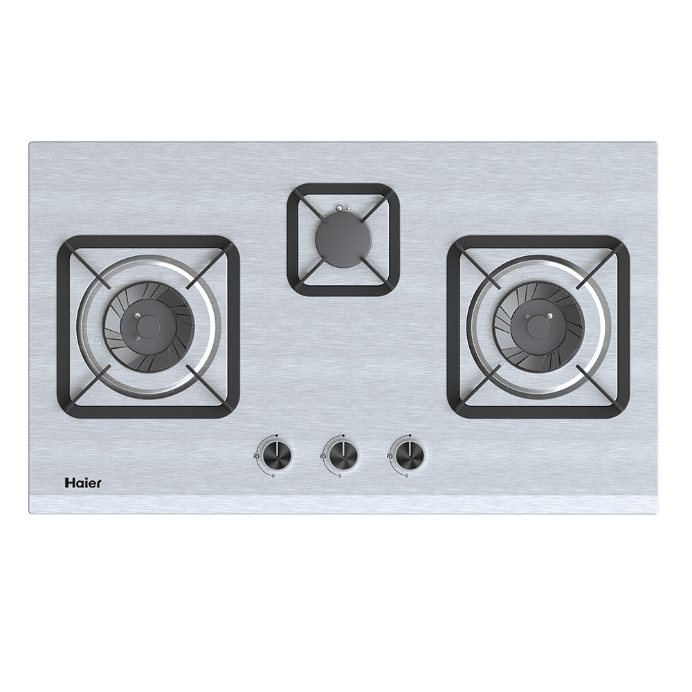 Q57328-LPG HAIER STAINLESS STEEL 3BURNER HOB Model HCC-Q57328 LPG - Image 1