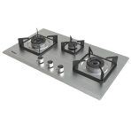 HAIER STAINLESS STEEL 3BURNER HOB Model HCC-Q57328 LPG - Image 2