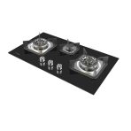 HAIER TEMPERED GLASS 3BURNER HOB Model HCC-Q67366 NG - Image 2
