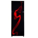 PEL ULTRA CURVED GLASS DOOR INVERTERON REFRIGERATOR Model 22260 RED BLAZE