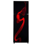 PEL ULTRA CURVED GLASS DOOR INVERTERON REFRIGERATOR Model 21860 RED BLAZE